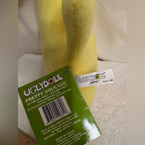 NWT FEA BEA UGLY DOLL or the YELLOW STICK vintage 2002 - Picture 5 of 6